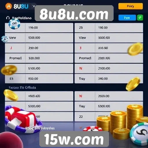 Comparativo de bônus e promoções disponíveis